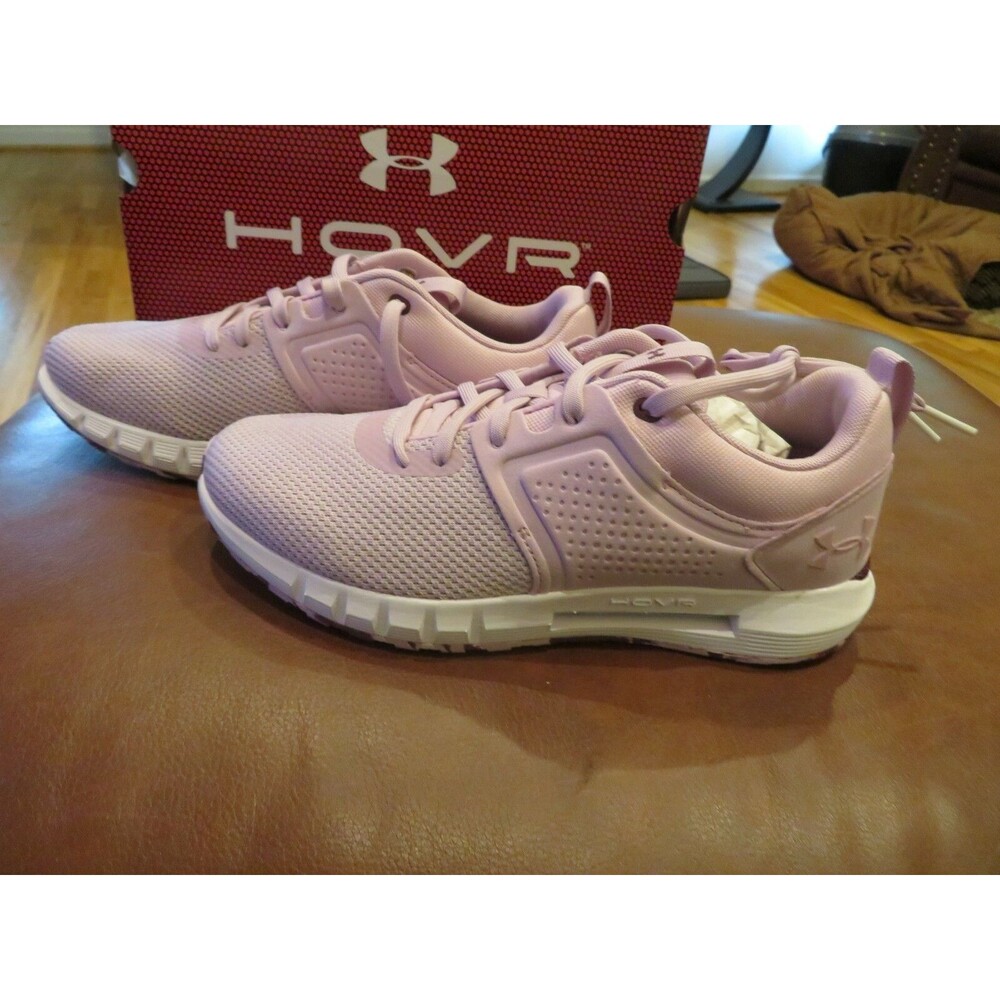 NWT Womens Pink Under Armour Hovr Tennis Shoes, 7.5